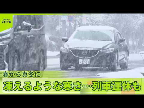 【真冬の寒さ】関東の山沿いでは大雪に　交通などへの影響も サムネイル