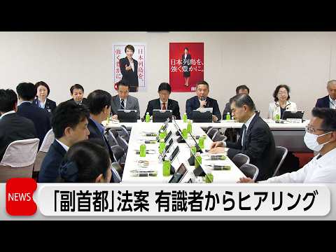 自民党「副首都構想」有識者らヒアリング　目的・規模の想定などで要望 サムネイル