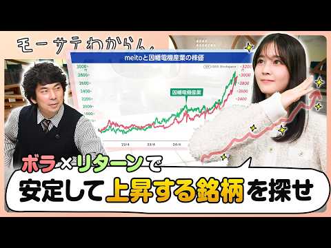 “安定して上昇”する銘柄を選ぶ 乱高下相場での戦略【モーサテわからん】 サムネイル