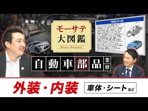 自動車部品業界③～外装・内装（車体・シートなど）～【モーサテ大図鑑】