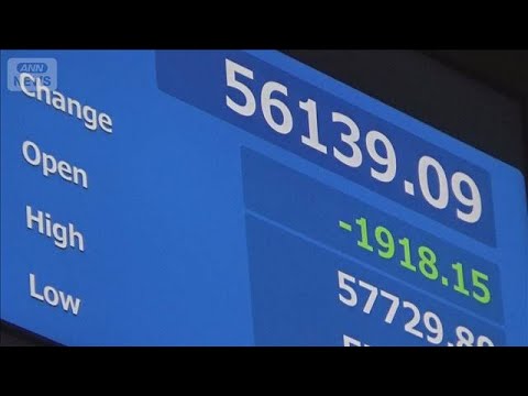 日経平均株価“売りが売り呼ぶ展開”　終値1500円超の値下がりは去年11月以来(2026年3月3日) サムネイル