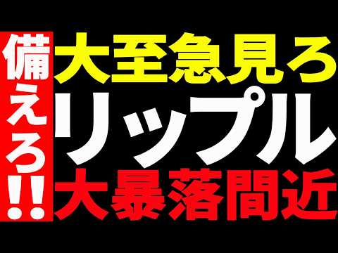 ⚠️リップル（XRP）大暴落間近⚠️大至急見て備えてください！【仮想通貨】 サムネイル