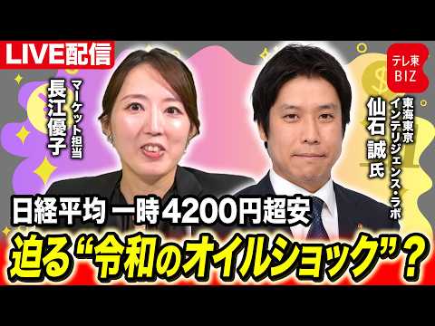 日経平均一時4200円超安 迫る“令和のオイルショック”？【長江優子のマーケット解説】 サムネイル