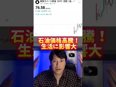 石油価格が高騰！あなたの生活もヤバイ！ サムネイル