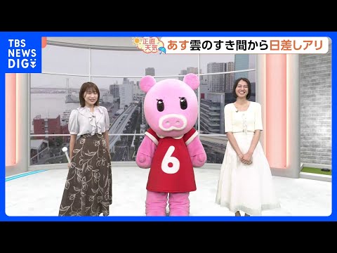 【6月11日 関東の天気】梅雨の合間にカミナリ注意｜TBS NEWS DIG サムネイル