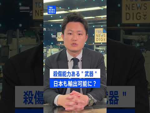日本が殺傷能力ある＂武器＂を輸出可能に？与党が原則、輸出認める提言を提出予定｜TBS NEWS DIG shorts サムネイル