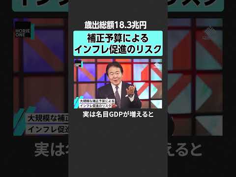 【ホリエモン×竹中平蔵 】インフレ促進のリスク　堀江貴文 ホリエモン horieone 竹中平蔵 経済政策  補正予算…