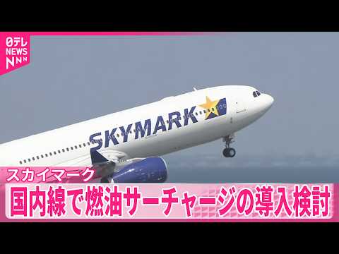 【スカイマーク】国内線で燃油サーチャージの導入検討 サムネイル