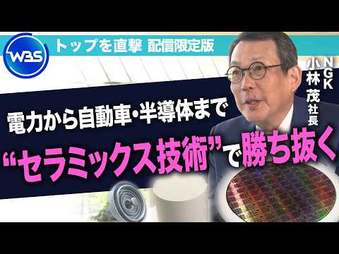 セラミックスの技術で環境対策から半導体製造まで！2030年までに売上高1,000億円以上の新事業も創出！／NGK小林茂… サムネイル