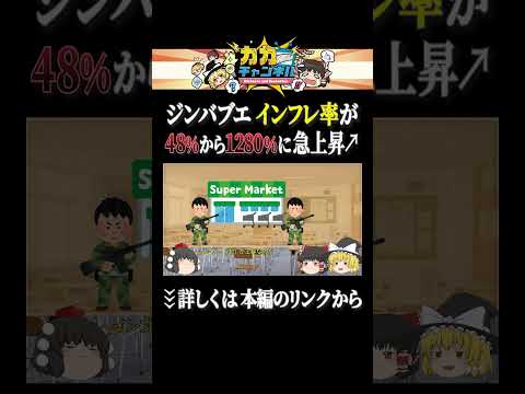 通貨が無価値化した国の末路 ジンバブエ 経済危機  ゆっくり解説 サムネイル
