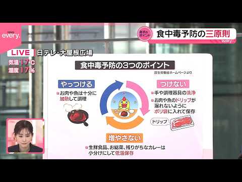 【くらしのワンポイント】気をつけたい｢食中毒｣3つのポイント