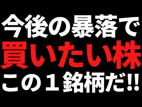 【備えよ】これから暴落相場がくるなら買いたい株の候補はコレです！