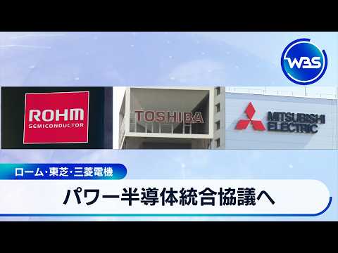 パワー半導体統合協議へ ローム･東芝･三菱電機【WBS】