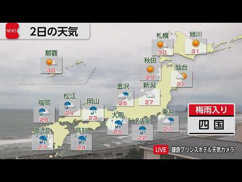 6月2日の天気 サムネイル