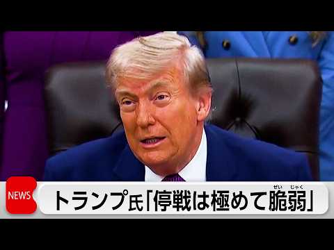 トランプ氏「停戦は極めて脆弱」　イランの回答は「ごみ」と不満表明　燃料高騰でガソリン税を一時停止 サムネイル