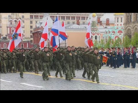 ロシア戦勝記念パレード　戦車や兵器の参加見送り　海外取材ほぼ拒否【スーパーJチャンネル】(2026年5月9日) サムネイル