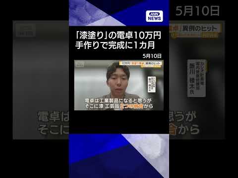 【ニュース】10万円「漆塗り電卓」 大人気　カシオが先月発売　職人の手作業で完成に1カ月【知っておきたい！】【グッド！… サムネイル
