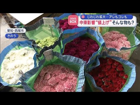 中東影響“値上げ”そんな物も？ じわじわ拡大…アレもコレも【スーパーJチャンネル】(2026年4月22日) サムネイル