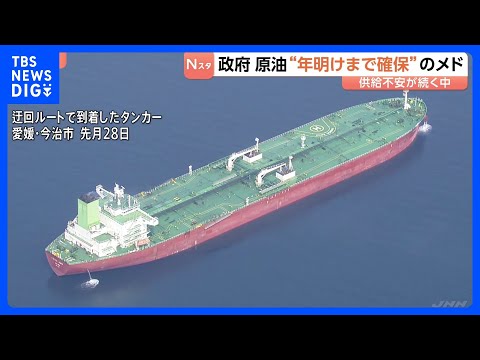原油確保「来年の年明けまで」政府がめど　ホルムズ海峡迂回ルートの拡大、代替調達を5月から本格化へ｜TBS NEWS D…