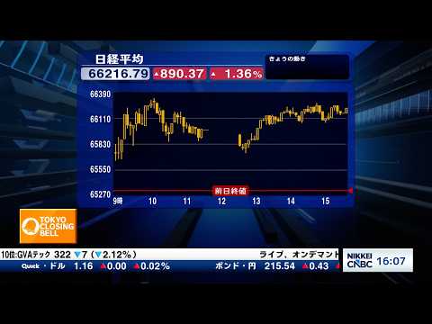 【話題】日経平均3日ぶり反発!日米の長期金利低下で自動車株に買い戻し—インバウンド・電力も注目