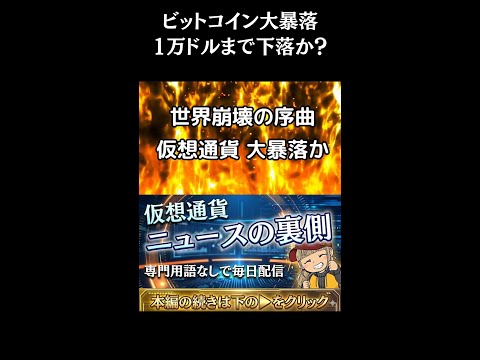 【※閲覧注意※】仮想通貨、歴史的大暴落の予言。今すぐ逃げないと資産が溶ける？【最高値から92%の下落】