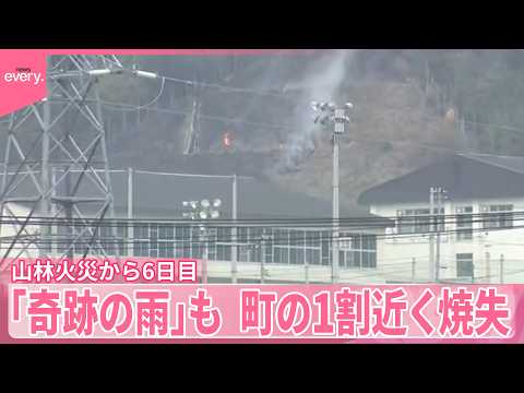 【岩手･山林火災から6日目】“風向きの変化”が延焼拡大の原因の1つか「奇跡の雨｣も町の1割近く焼失  収束のカギは？ サムネイル