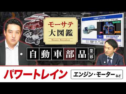 自動車部品業界①～パワートレイン（エンジン・モーターなど）～【モーサテ大図鑑】 サムネイル